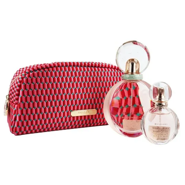 BVLGARI ROSE GOLDEA BLOSSOM 90 ml Coffret Pour Femmes: 75 ml EAU DE PARFUM + 15 ml EAU DE PARFUM + POUCH - BVLGARI