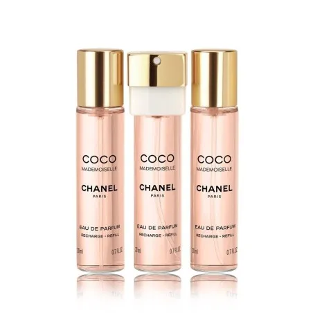 CHANEL COCO MADEMOISELLE 3 x 20 ml EAU DE PARFUM REFILL SET - CHANEL