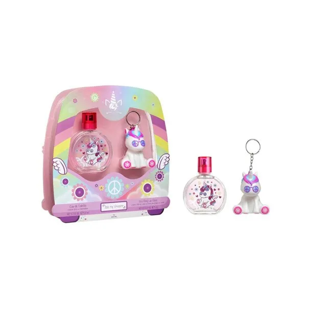 EAU MY UNICORN 60 ml Coffret : 50 ml EAU DE TOILETTE + LIP GLOSS KEYCHAIN - DISNEY