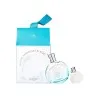 HERMES EAU DES MERVEILLES BLEUE 60 ml Coffret : 50 ml EAU DE TOILETTE + 5 ml EAU DE TOILETTE MINI - HERMES