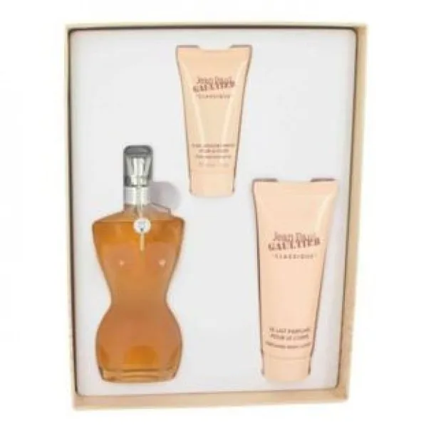 JEAN PAUL GAULTIER 90 ml Coffret Pour Femmes: 100 ml EDT SP + 75 ml B/L + 30 ml S/G - JEAN PAUL GAULTIER