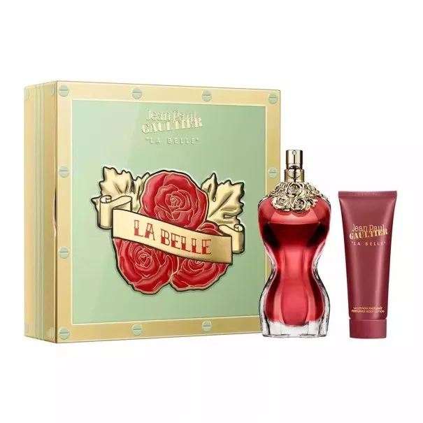 JEAN PAUL GAULTIER LA BELLE 60 ml Coffret Pour Femmes: 100 ml EAU DE PARFUM + 75 ml BODY LOTION - JEAN PAUL GAULTIER