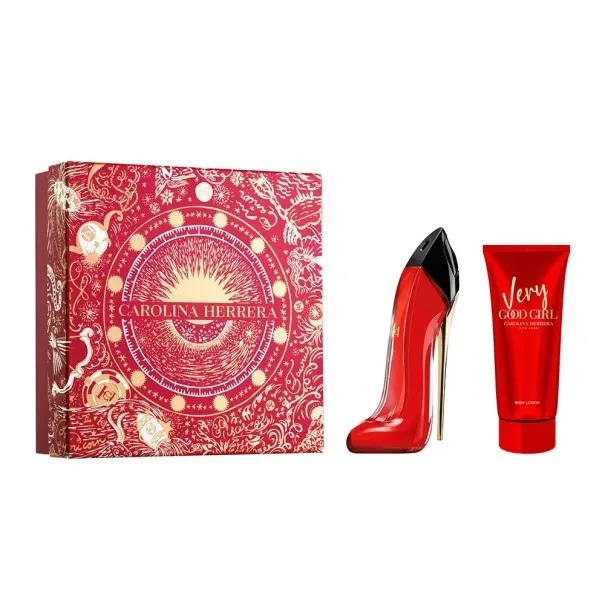 CAROLINA HERRERA VERY GOOD GIRL 60 ml PCS SET: 80 ml EAU DE PARFUM SPRAY + 100 ml BODY LOTION - CAROLINA HERRERA