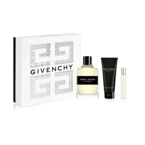 GIVENCHY GENTLEMAN 90 ml PCS SET: 100 ml EAU DE TOILETTE SPRAY + 75 ml DOUCHE GEL + 10 ml EAU DE TOILETTE SPRAY - GIVENCHY