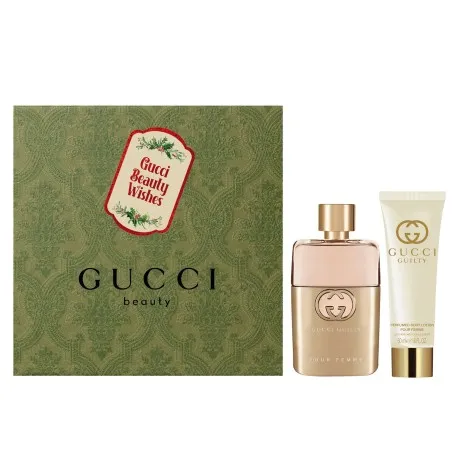 GUCCI GUILTY 60 ml PCS SET FOR WOMEN: 45 ml EAU DE PARFUM SPRAY + 45 ml BODY LOTION - Gucci