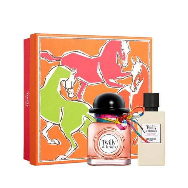 HERMES TWILLY D’HERMES 60 ml PCS GIFT SET FOR WOMEN: 50 ml EAU DE PARFUM + 40 ml BODY LOTION - HERMES