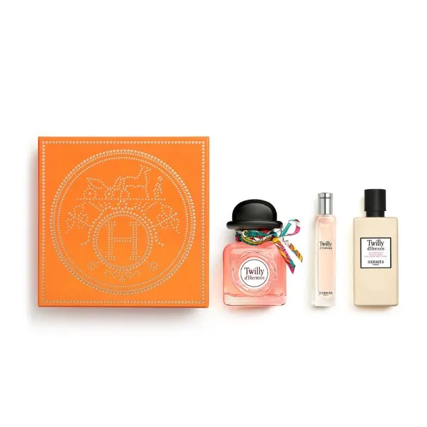 HERMES TWILLY D'HERMES 90 ml PCS SET: 85 ml EAU DE PARFUM SPRAY + 15 ml EAU DE PARFUM SPRAY + 80 ml BODY LOTION - HERMES