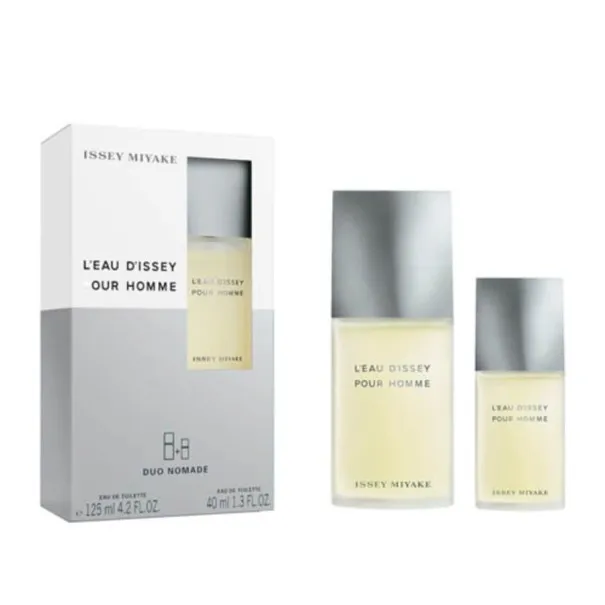 ISSEY MIYAKE L'EAU D'ISSEY POUR HOMME GIFT SET: 100 ml EAU DE TOILETTE + 40 ml TRAVEL SPRAY - ISSEY MIYAKE