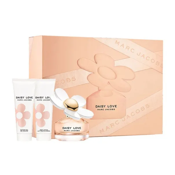 MARC JACOBS DAISY LOVE 90 ml PCS SET: 50 ml EDT SP + 75 ml BODY LOTION + 75 ml DOUCHE GEL - Marc Jacobs