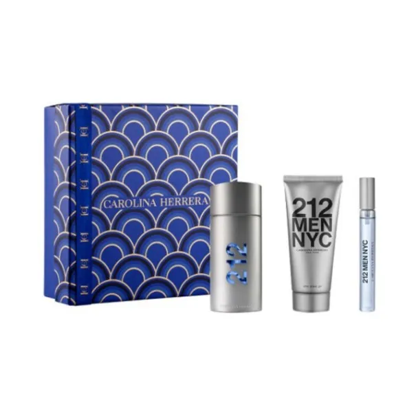 6250 ml 90 ml PCS SET FOR MEN: 100 ml EAU DE TOILETTE SPRAY + 100 ml AFTER SHAVE GEL + 10 ml EAU DE TOILETTE SPRAY - CAROLINA HE
