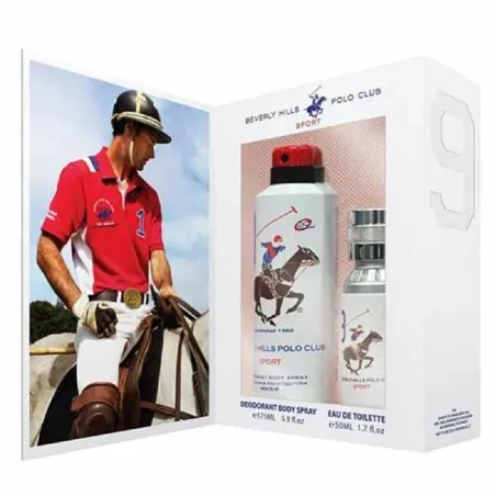 BEVERLY HILLS POLO CLUB SPORT NINE 60 ml PCS COFFRET HOMME - BEVERLY HILLS POLO CLUB