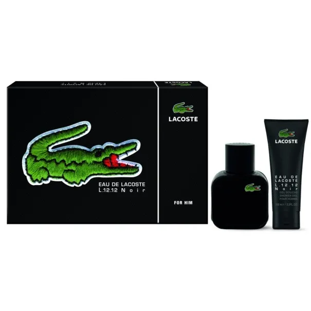 Coffret eau de toilette homme LACOSTE L.350 ml NOIR 60 ml - Lacoste