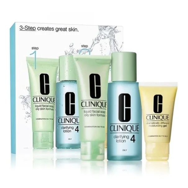 Coffret soins femme CLINIQUE 90 ml-STEP CREATES GREAT SKIN 100 ml 90 ml - CLINIQUE