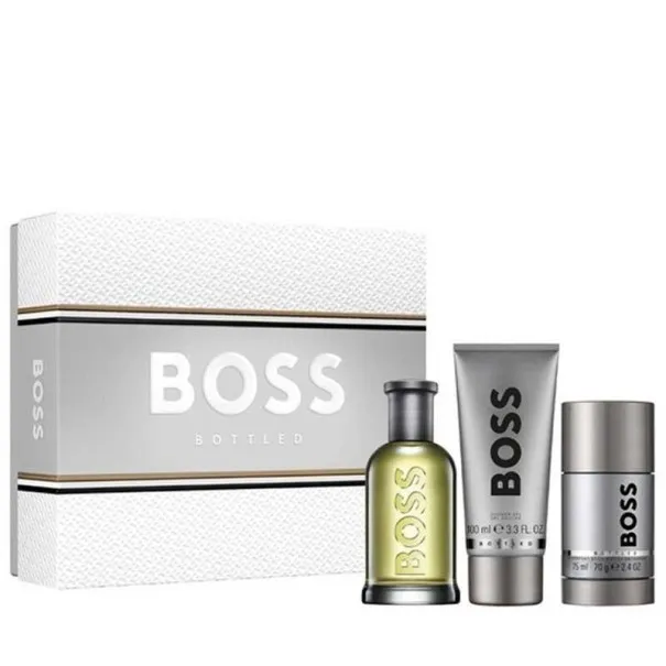 Coffret eau de toilette homme HUGO BOSS BOTTLED 90 ml PCS SET FOR MEN - Hugo boss