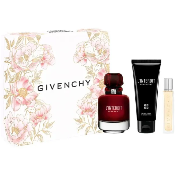 COFF GIVENCHY L'INTERDIT ROUGE EDP80ML+BL+MN   FDM26 - GIVENCHY