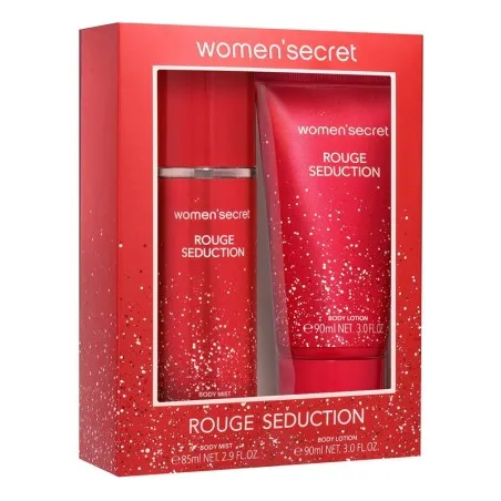 WOMEN SECRET ROUGE SEDUCTION COFF BODY MIST 85ML+LAIT90ML FD25 - WOMEN SECRET