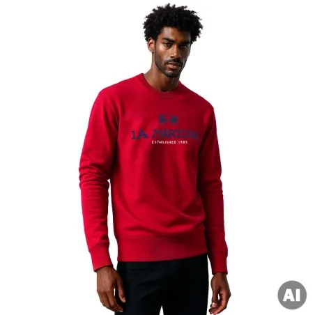 Pulls & Capuches Homme LA MARTINA LMH222MSS05RD - LA MARTINA