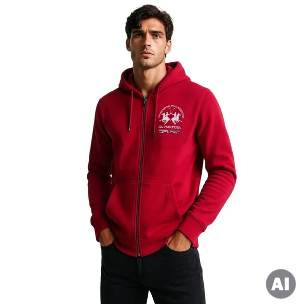 Pulls & Capuches Homme LA MARTINA LMH223MSS008RD - LA MARTINA
