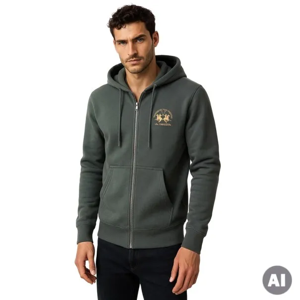 Pulls & Capuches Homme LA MARTINA LMH223MSS030GR - LA MARTINA