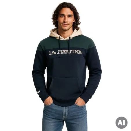 Sweatshirt Homme LA MARTINA LMH223MSS031GR - LA MARTINA