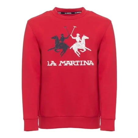 Sweatshirt Homme LA MARTINA LMH224MSS007RD - LA MARTINA