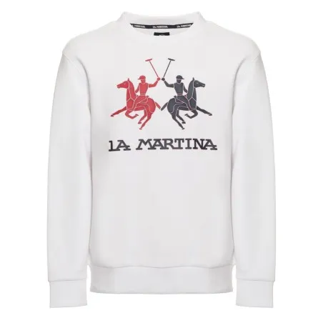 Sweatshirt Homme LA MARTINA LMH224MSS007WH - LA MARTINA