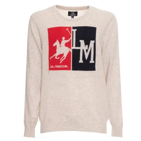 Pull Homme LA MARTINA LMH223MSW006GY - LA MARTINA