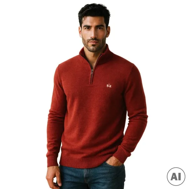 Pull Homme LA MARTINA LMH223MSW009BR - LA MARTINA