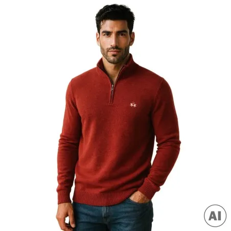 Pull Homme LA MARTINA LMH223MSW009BR - LA MARTINA