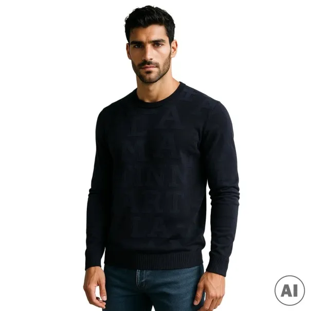 Pull Homme LA MARTINA LMH223MSW013BK - LA MARTINA