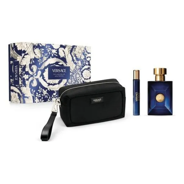 COFFRET VERSACE DYLAN BLUE H EDT100ML+MN+TROUSSE FDM26 - VERSACE