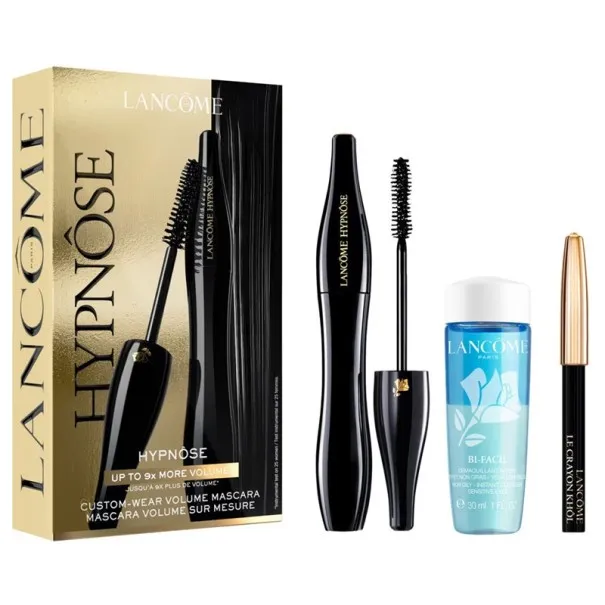 LANCOME KIT MASCARA HYPNOSE NOIR+KHOL+BIPHASE FDM26 - LANCOME