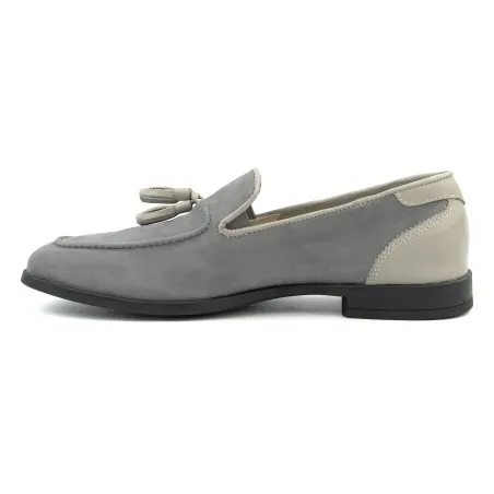 Chaussures classiques Homme MAKEBA  8720 NUBUCK GRIS - MAKEBA