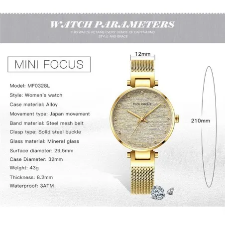 Montre Femme MINI FOCUS MF0328L - MINI FOCUS