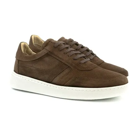 Basket Casual Homme MAKEBA  3602 DAIM MARRON - MAKEBA