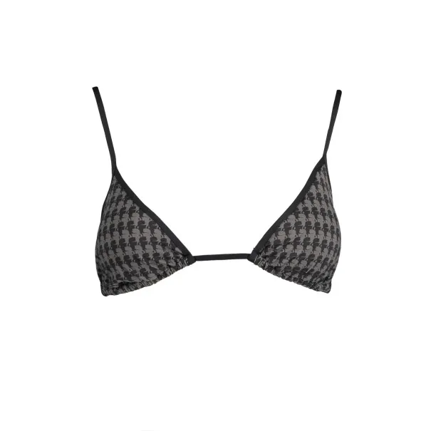 KARL LAGERFELD BEACHWEAR MAILLOT DE BAIN PIÈCES AU-DESSUS FEMME NOIR - KARL LAGERFELD BEACHWEAR