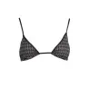 KARL LAGERFELD BEACHWEAR MAILLOT DE BAIN PIÈCES AU-DESSUS FEMME NOIR - KARL LAGERFELD BEACHWEAR