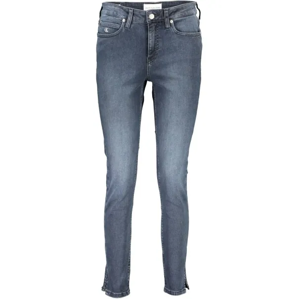 CALVIN KLEIN JEANS DENIM FEMME BLEU - CALVIN KLEIN