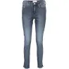 CALVIN KLEIN JEANS DENIM FEMME BLEU - CALVIN KLEIN