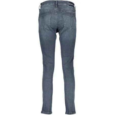 CALVIN KLEIN JEANS DENIM FEMME BLEU - CALVIN KLEIN