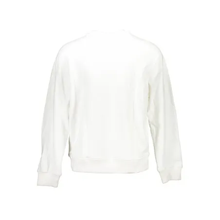 CALVIN KLEIN SWEAT SANS ZIP HOMME BLANC - CALVIN KLEIN