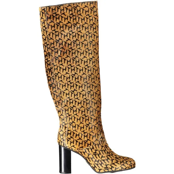 CHAUSSURES BOTTES BEIGE TOMMY HILFIGER POUR FEMMES - TOMMY HILFIGER