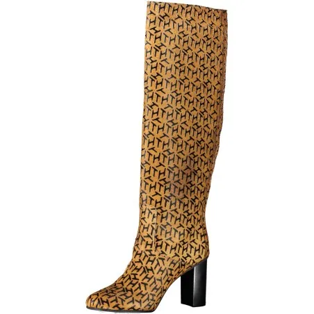 CHAUSSURES BOTTES BEIGE TOMMY HILFIGER POUR FEMMES - TOMMY HILFIGER