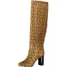 CHAUSSURES BOTTES BEIGE TOMMY HILFIGER POUR FEMMES - TOMMY HILFIGER