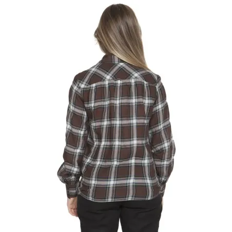 CHEMISE MANCHES LONGUES GANT FEMME MARRON - GANT