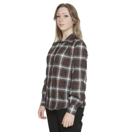 CHEMISE MANCHES LONGUES GANT FEMME MARRON - GANT