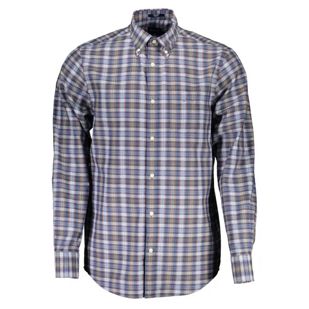 CHEMISE HOMME GANT BLEUE À MANCHES LONGUES - GANT