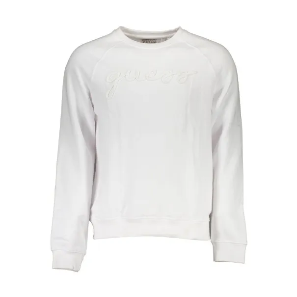 GUESS JEANS SWEAT-SHIRT SANS ZIP HOMME BLANC - GUESS JEANS