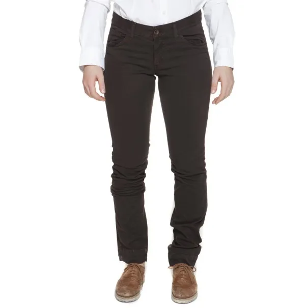 PANTALON FEMME GANT MARRON - GANT