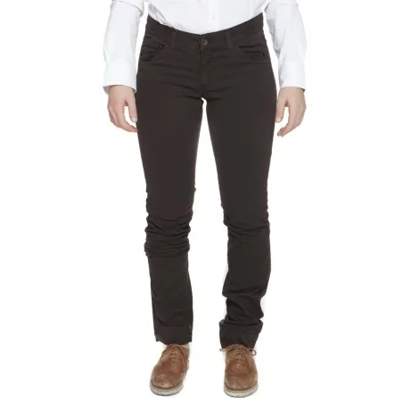 PANTALON FEMME GANT MARRON - GANT